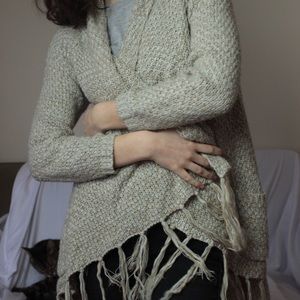 Fringe cardigan by Paper Crane